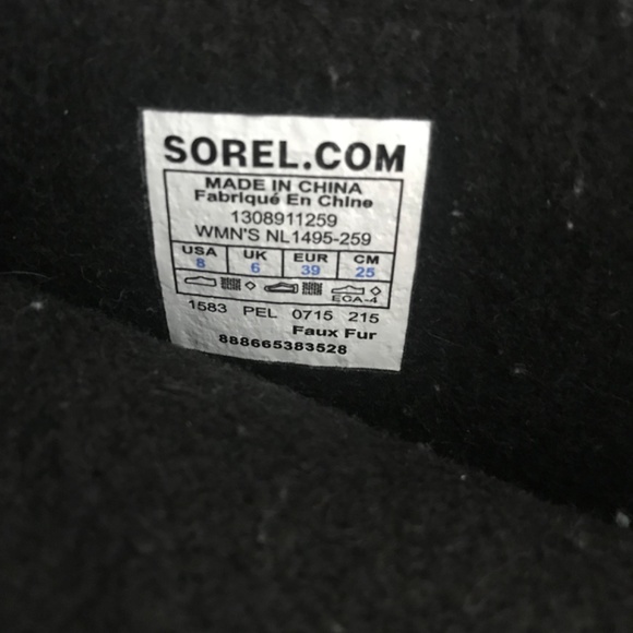 Sorel Winter Carnival Boots Woman US Size 8 - Picture 5 of 5